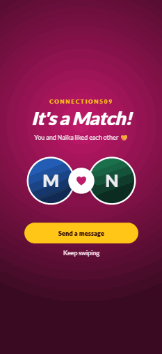 Match screen